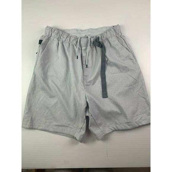 NIKE Mens Elastic Waist Drawstring Mens Shorts Size XL Light Gray - Picture 1 of 6